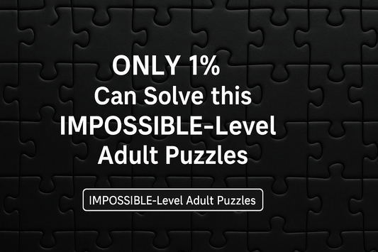 1000 piece All Black Puzzle | Adult Jigsaw Puzzles
