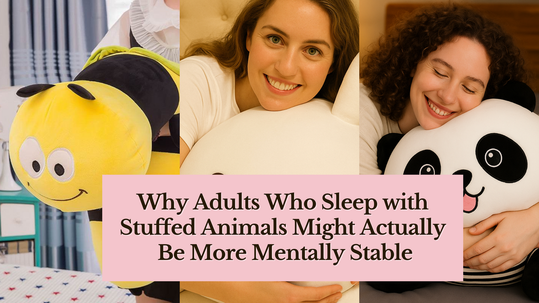 Adults Who Sleep with Stuffed Animals | Emotional SUpport Plushies and Stuffed Animals