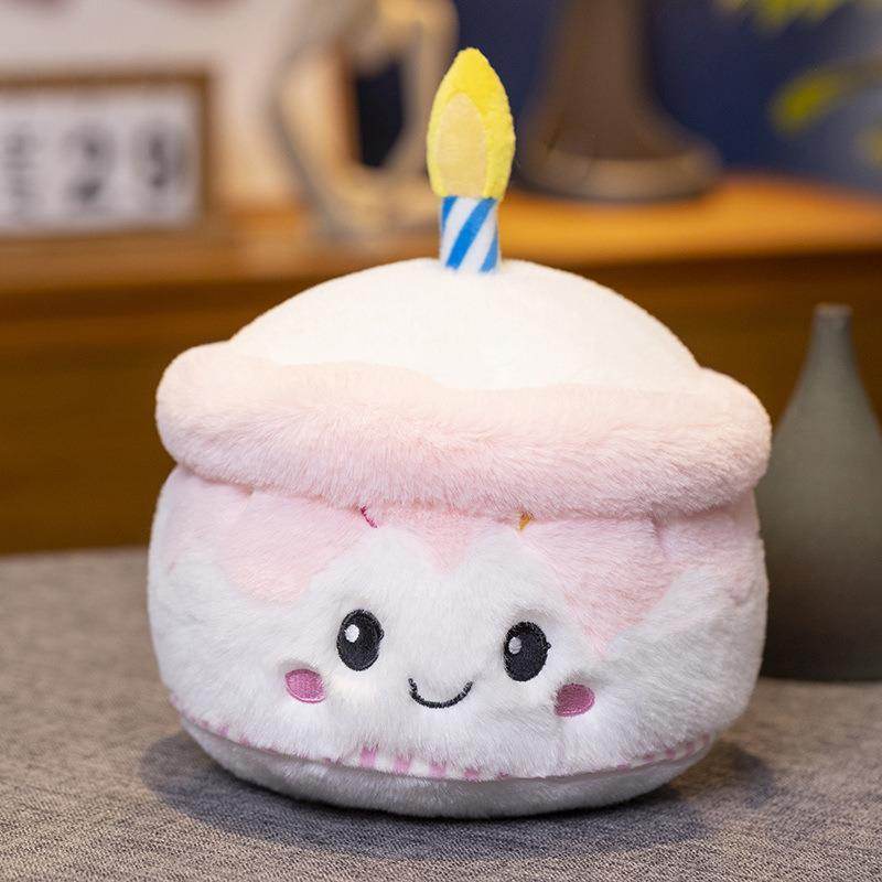 BuyCupkimo: Kawaii Birthday Cake Plushie - Goodlifebean Plushies | Stuffed Animals
