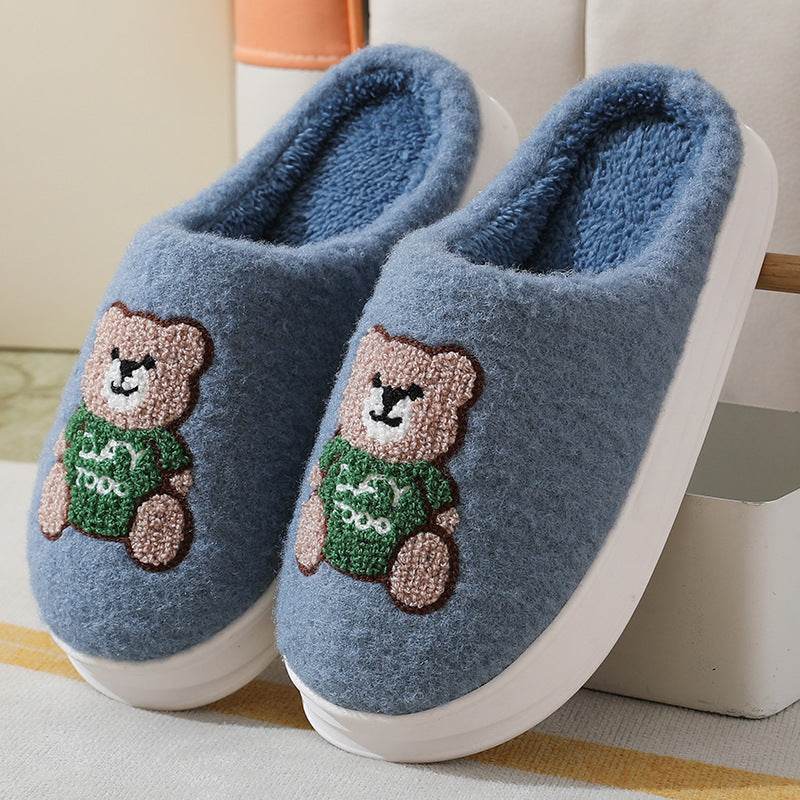 Shop Cute Teddy bear Slippers | Warm Indoor Slippers - Goodlifebean Plushie | Stuffed Animal