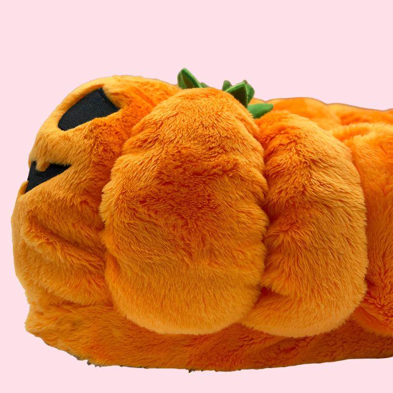 Shop Jack-o'-Lounge Slippers | Spooky Halloweem Slippers - Goodlifebean Plushies | Stuffed Animals