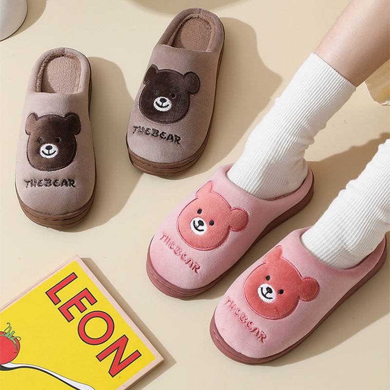 SnugglePaws: Kawaii Teddy Bear Slippers - Goodlifebean