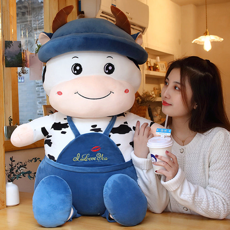 Cute Swiss Cow Plushie | Giant Stuffed Animal Cow