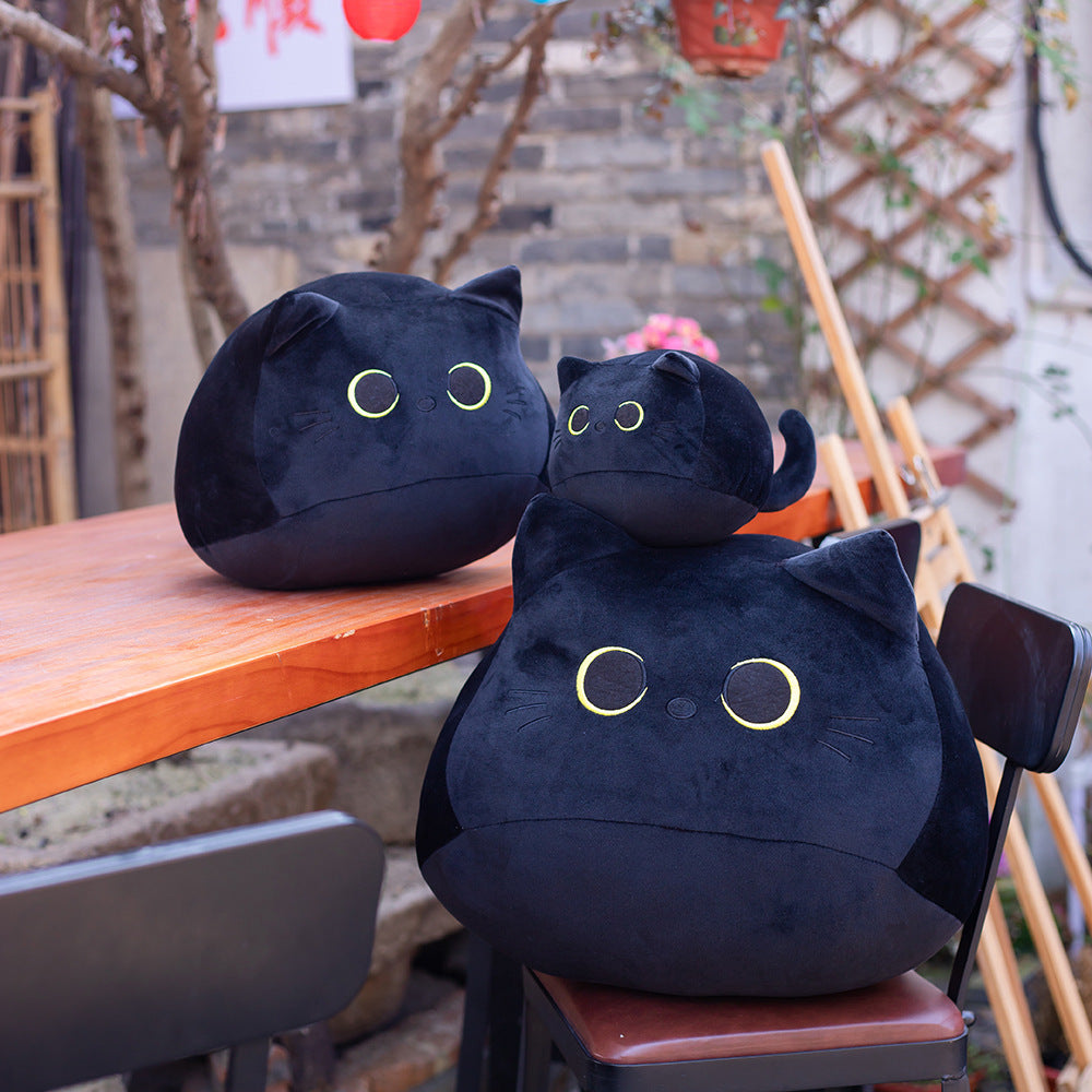 BuyCookie: Cute Toothless Cat Plush | 21" - Goodlifebean Plushies | Stuffed Animals