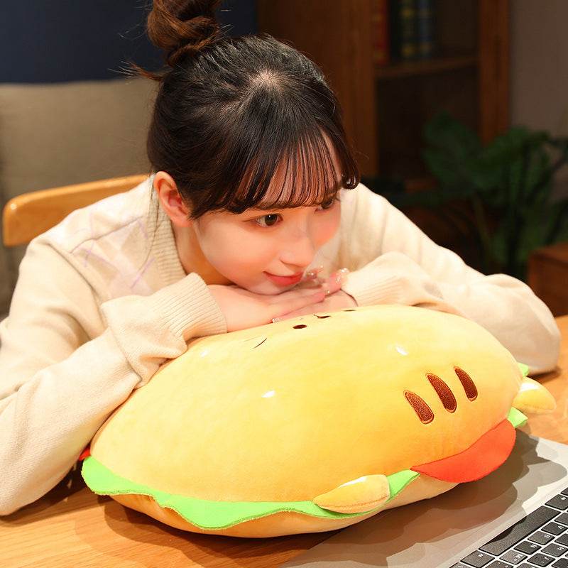 BuyKawaii Stuffed Hamburger Plushie - Goodlifebean Plushies | Stuffed Animals