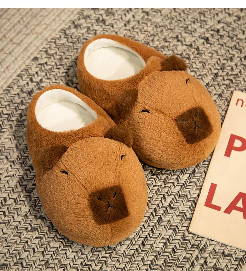 BuyKawaii Capybara Plush Slippers | Capybara Slippers - Goodlifebean Plushies | Stuffed Animals