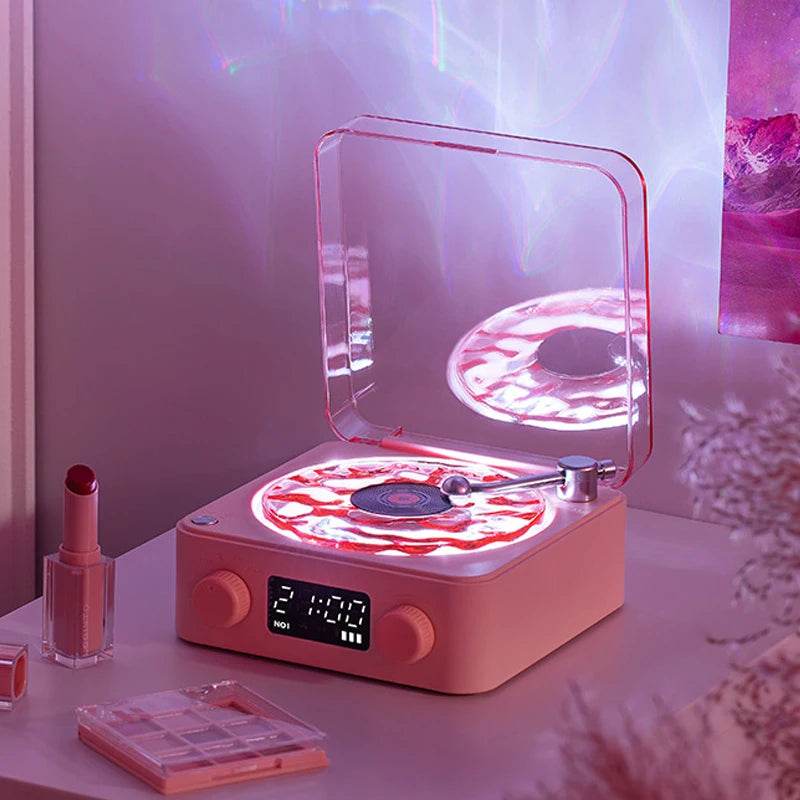 RetroWave: Wavy Vinyl Ocean Turntable Speaker - Goodlifebean