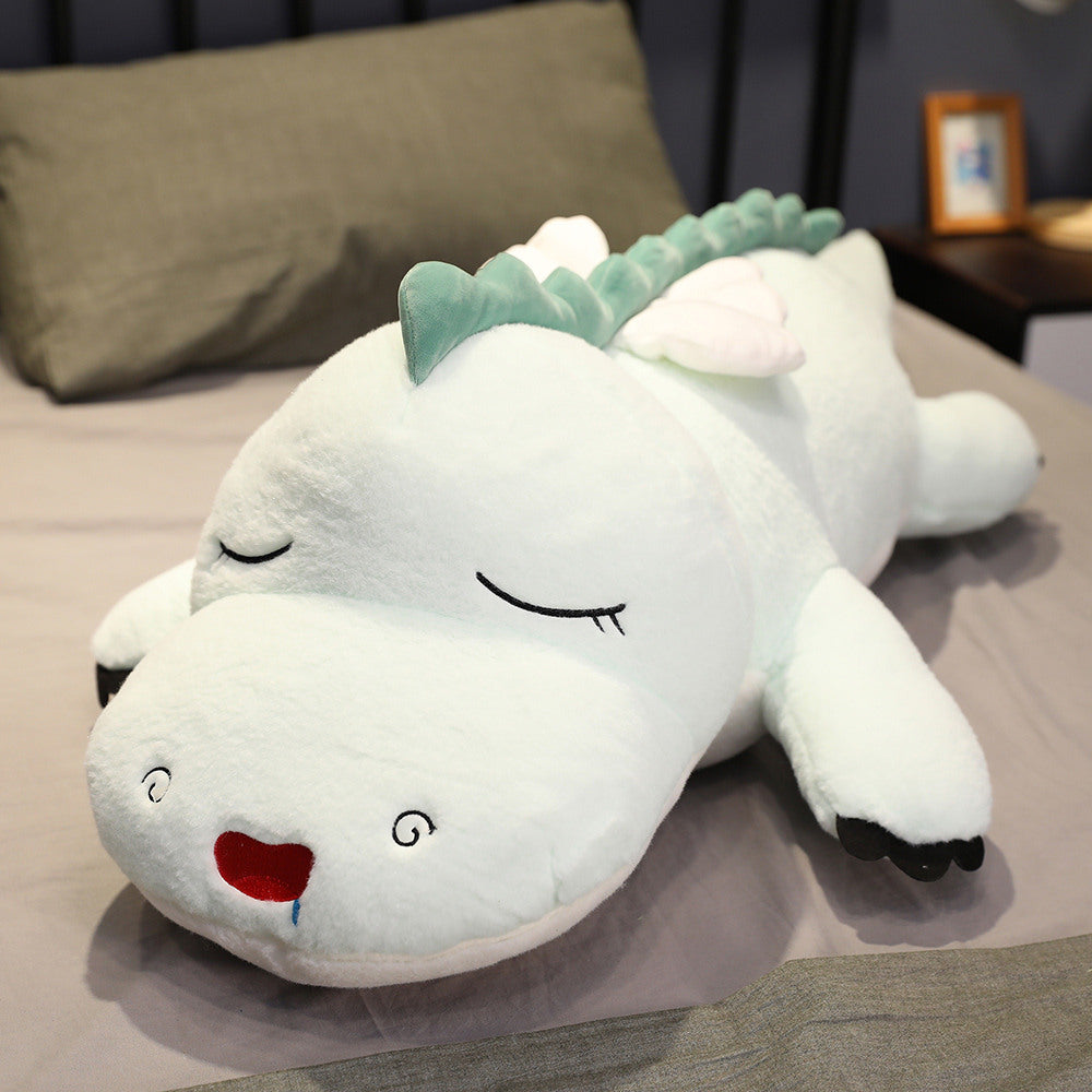 Shop Barney: Giant Dinosaur Body Pillow Plushie (4.2ft) - Stuffed Animals Goodlifebean Plushies | Stuffed Animals