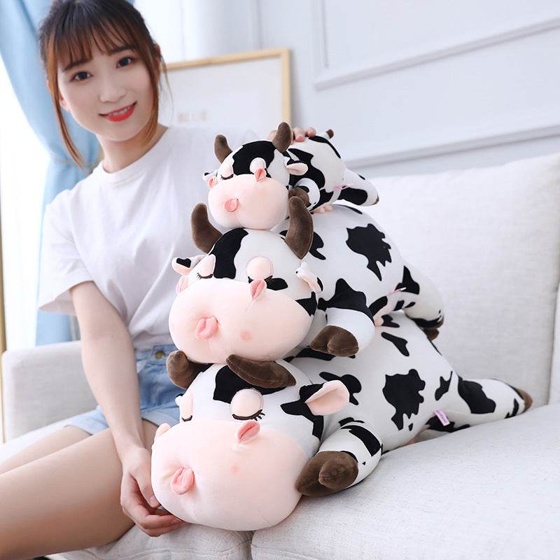 BuyChonkyCheeks: Adorable Chubby Cow Plush - Goodlifebean Plushies | Stuffed Animals