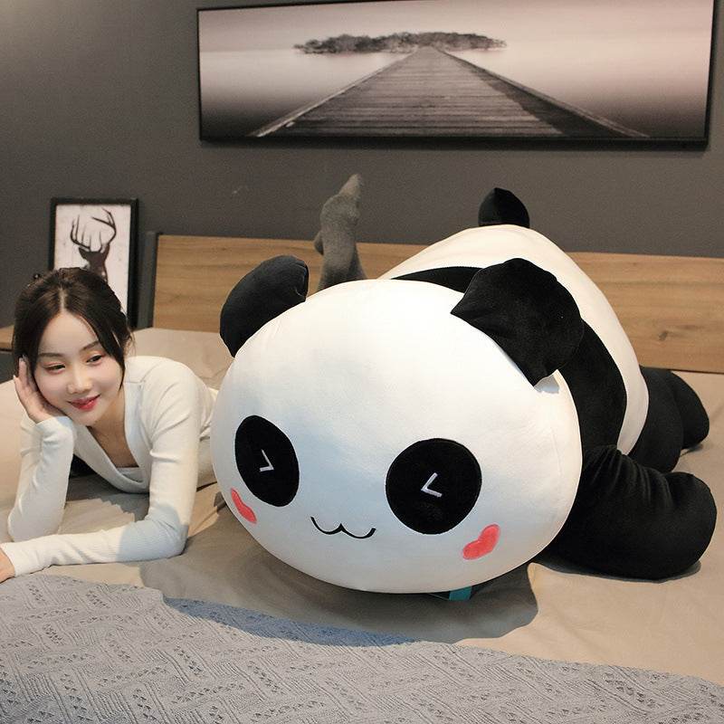 Shop Panda Puff Plushie - Big Huggable Plushie - Goodlifebean Plushie | Stuffed Animal