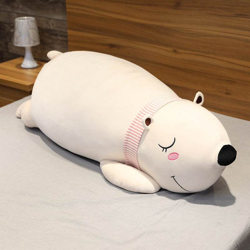 Shop Giant Cuddle Buddy Polar Bear | 4ft Stuffed Polar Bear - Goodlifebean Plushie | Stuffed Animal