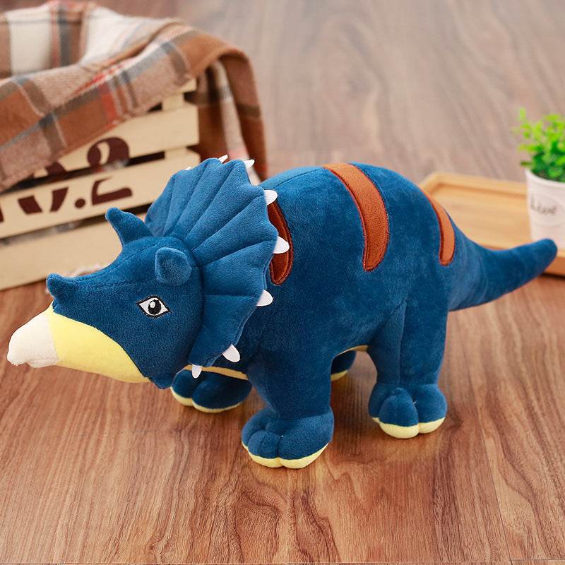 Shop Giant Tricia the Triceratops Dinosaur Plush Toy - Goodlifebean Plushie | Stuffed Animal