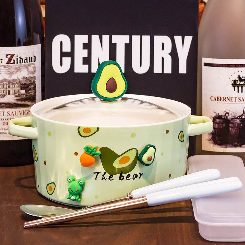 BuyKawaii Ceramic Ramen Bowl - Goodlifebean Plushies | Stuffed Animals