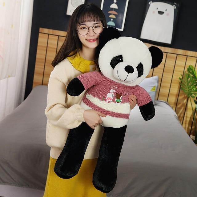 BuyJumbo Stuffed Panda Plushie | 3.2ft Panda Plush - Goodlifebean Plushies | Stuffed Animals