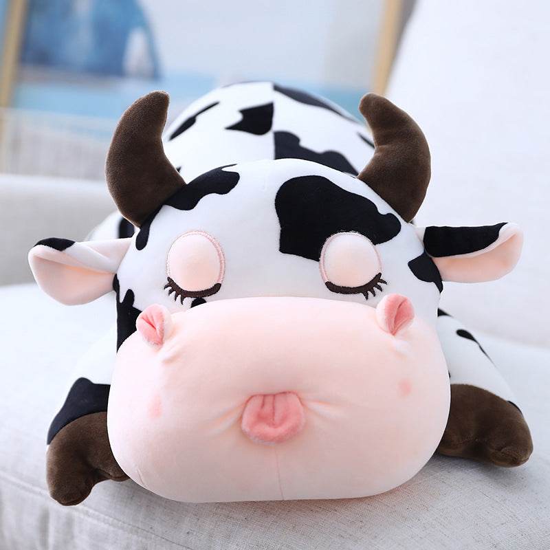 BuyChonkyCheeks: Adorable Chubby Cow Plush - Goodlifebean Plushies | Stuffed Animals