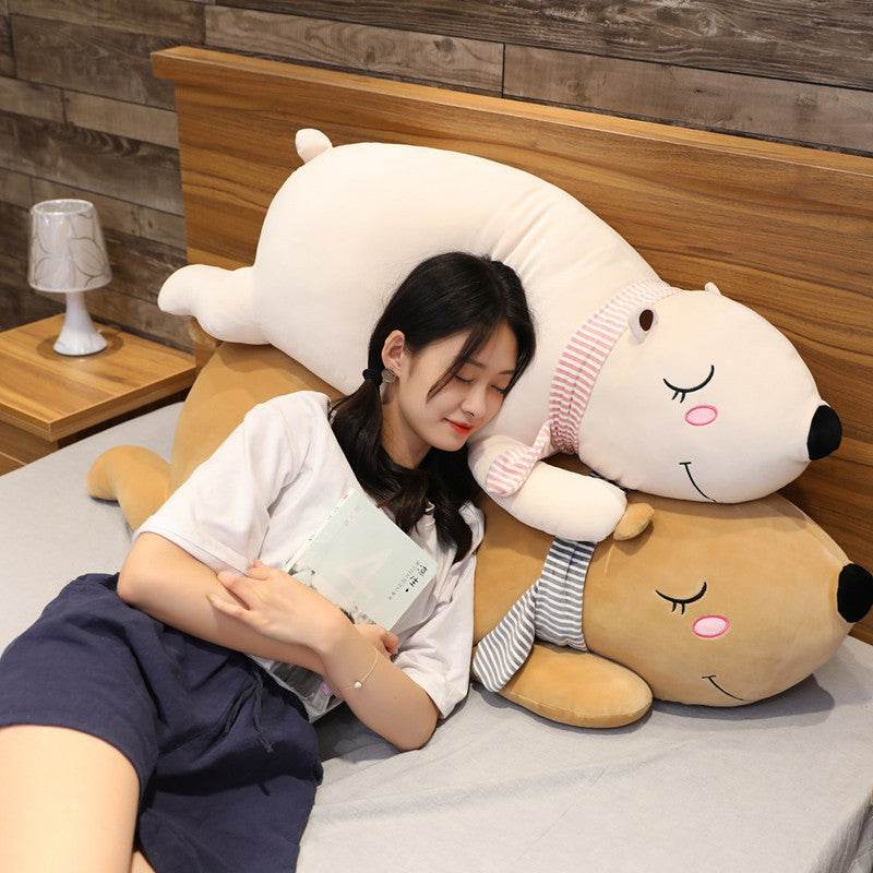 Shop Giant Cuddle Buddy Polar Bear | 4ft Stuffed Polar Bear - Goodlifebean Plushie | Stuffed Animal