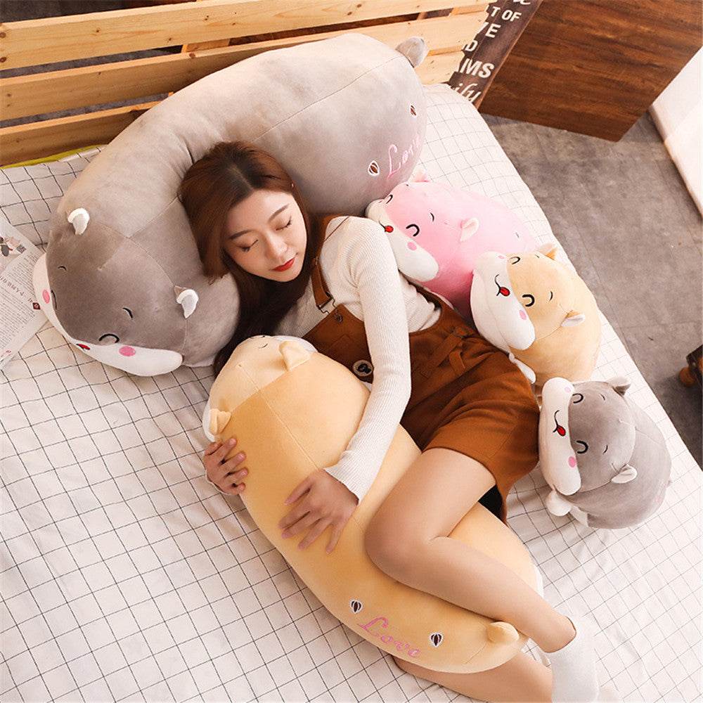 Shop KawaiI Stuffed Hamster Plushie (Large) - Goodlifebean Plushie | Stuffed Animal