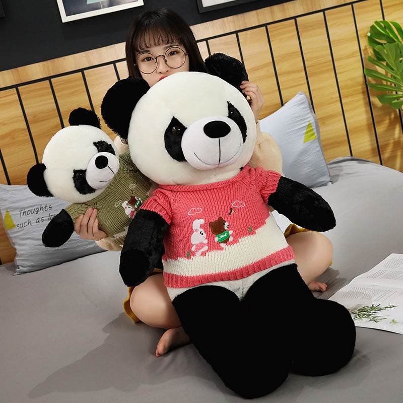BuyJumbo Stuffed Panda Plushie | 3.2ft Panda Plush - Goodlifebean Plushies | Stuffed Animals