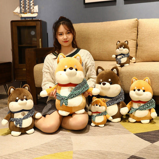 Fluffy Chubby Corgi Plushie | Stuffed Animal Corgi - Goodlifebean Stuffed Animals