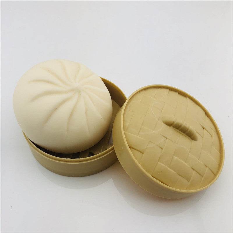 BuyStress Relief Steamed Bao Plushie | Decompression Toy - Goodlifebean Plushies | Stuffed Animals