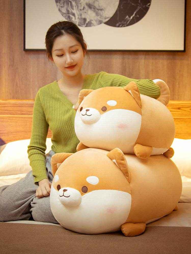 Giant Kawaii Corgi Plushie | Chonky Stuffed Corgi - Goodlifebean Stuffed Animals
