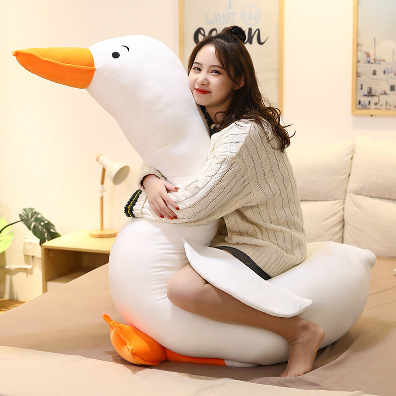 BuyGretel: Giant Goose Plushie | 62" Stuffed Animal Goose | 5ft - Goodlifebean Plushies | Stuffed Animals