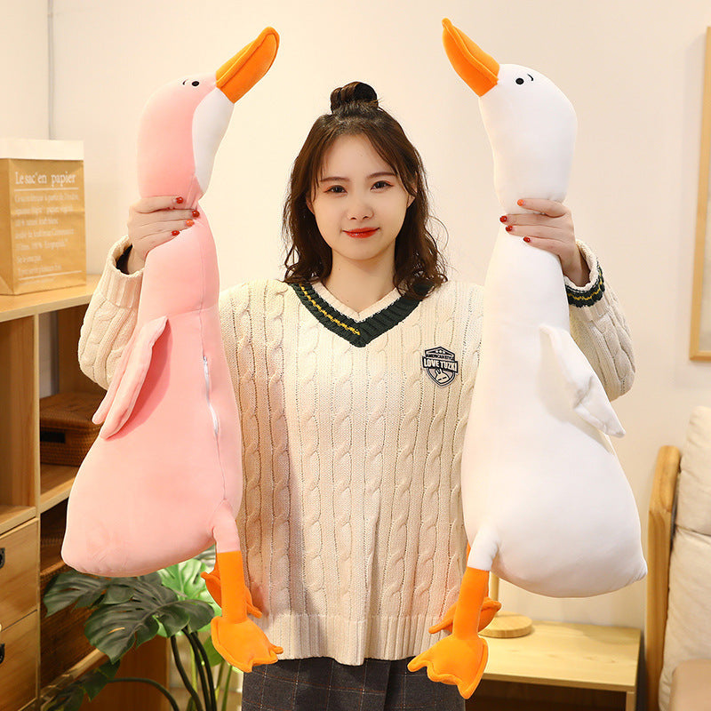 BuyGretel: Giant Goose Plushie | 62" Stuffed Animal Goose | 5ft - Goodlifebean Plushies | Stuffed Animals
