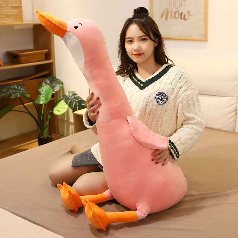 BuyGretel: Giant Goose Plushie | 62" Stuffed Animal Goose | 5ft - Goodlifebean Plushies | Stuffed Animals