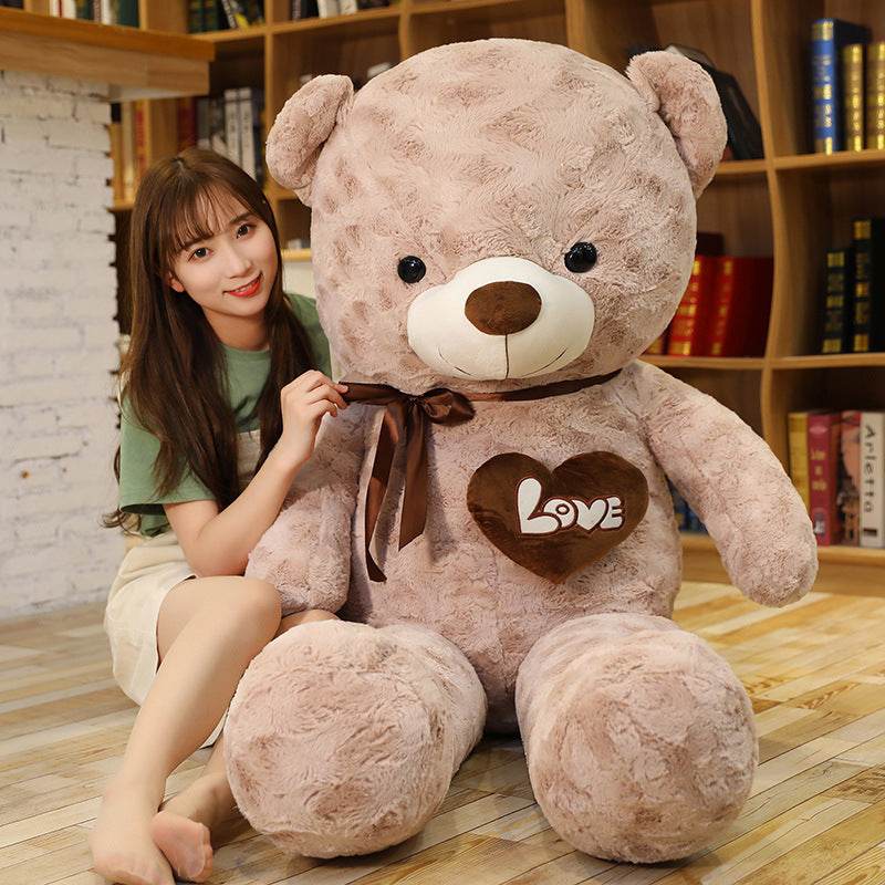 Shop Giant Fuzzy Brown Life Size Teddy Bear( 3ft) - Goodlifebean Plushie | Stuffed Animal