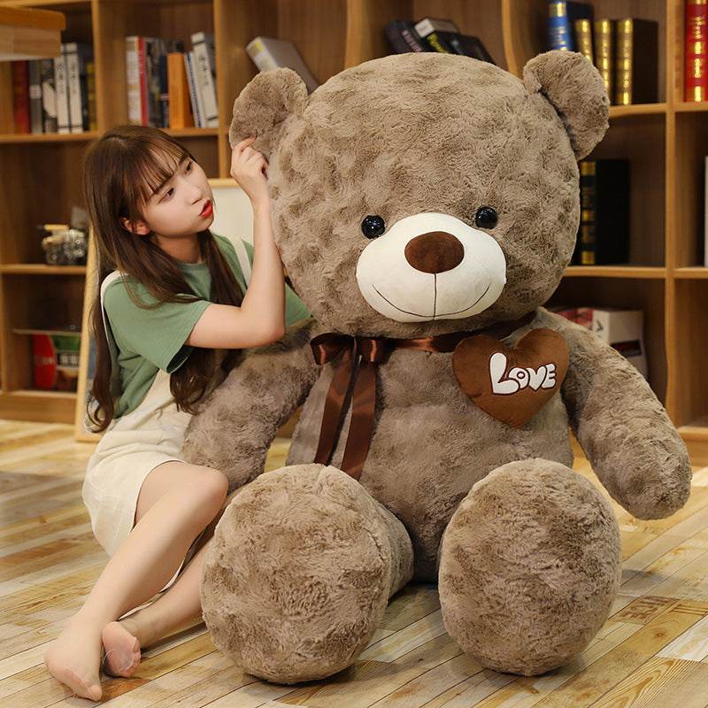 Shop Giant Fuzzy Brown Life Size Teddy Bear( 3ft) - Goodlifebean Plushie | Stuffed Animal