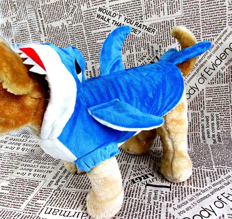 Shop Comfy Cozy Shark Suit for Pets - Goodlifebean Plushie | Stuffed Animal