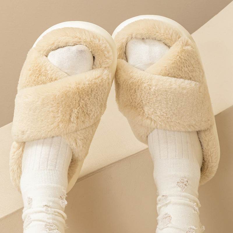 Shop CozyTwist: Criss Cross Cloud Slippers - Goodlifebean Plushie | Stuffed Animal
