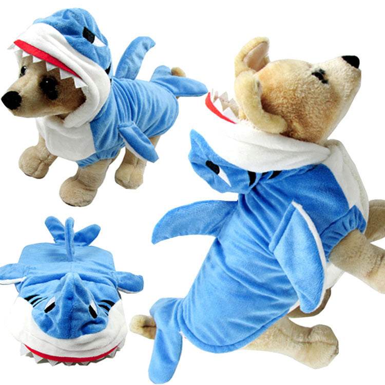 Shop Comfy Cozy Shark Suit for Pets - Goodlifebean Plushie | Stuffed Animal