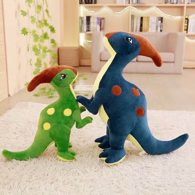 Shop Stuffed Parasaurolophus Dinosaur Plush - Goodlifebean Plushie | Stuffed Animal
