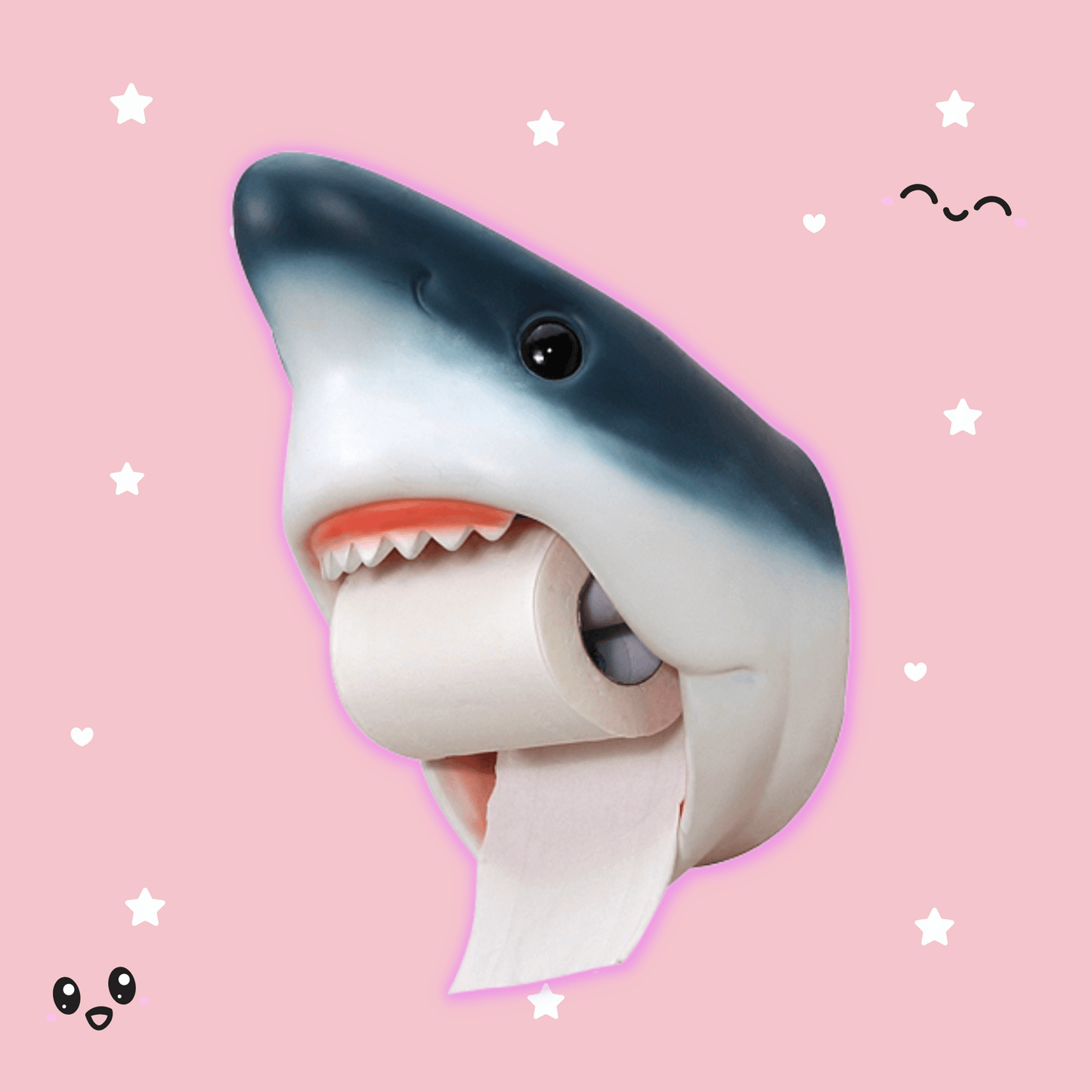 Shop Kawaii Shark Tissue Holder - Goodlifebean Plushie | Stuffed Animal