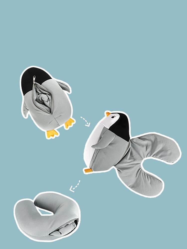 Shop Penguin Travel Pillow Plush - Goodlifebean Plushie | Stuffed Animal