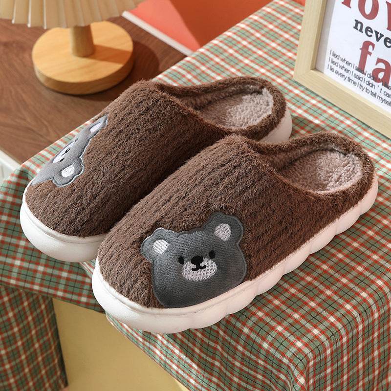 Shop Cute Rabbit Plush Fleece Slippers - Goodlifebean Plushie | Stuffed Animal