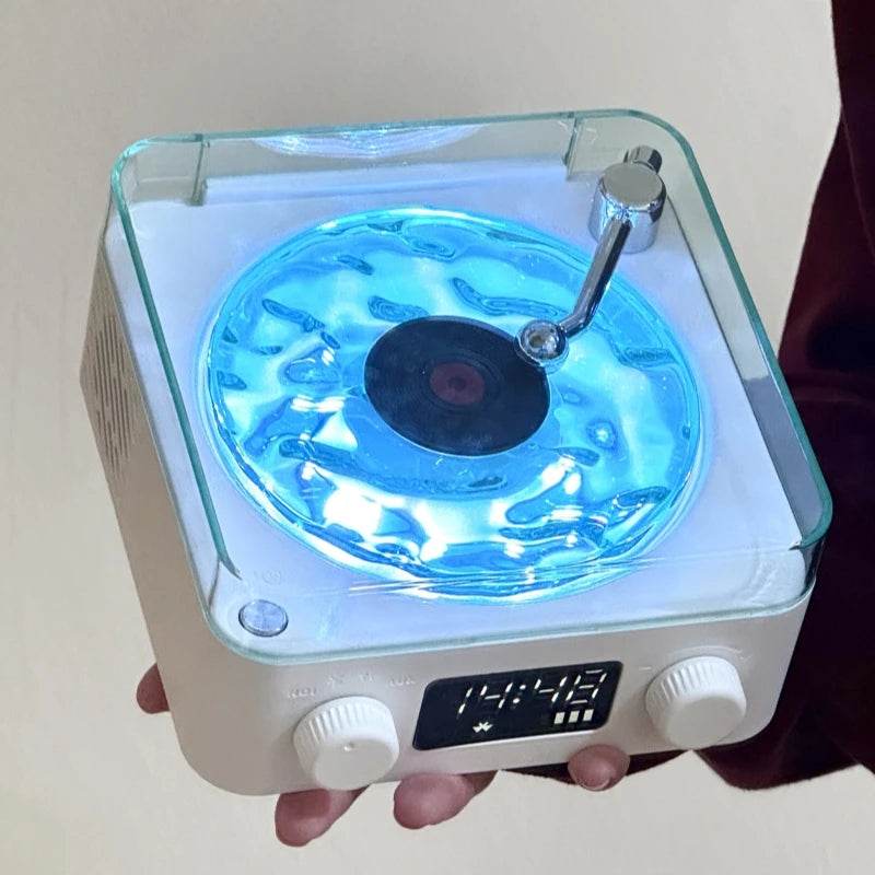 RetroWave: Wavy Vinyl Ocean Turntable Speaker - Goodlifebean