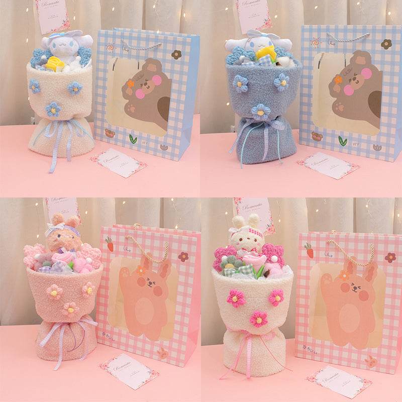 Shop Fluffié: Kawaii Plushie Flower Bouquet - Goodlifebean Plushie | Stuffed Animal