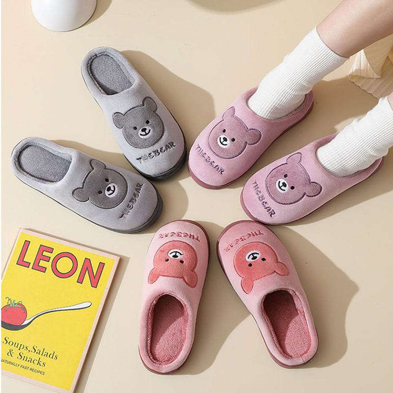 SnugglePaws: Kawaii Teddy Bear Slippers - Goodlifebean