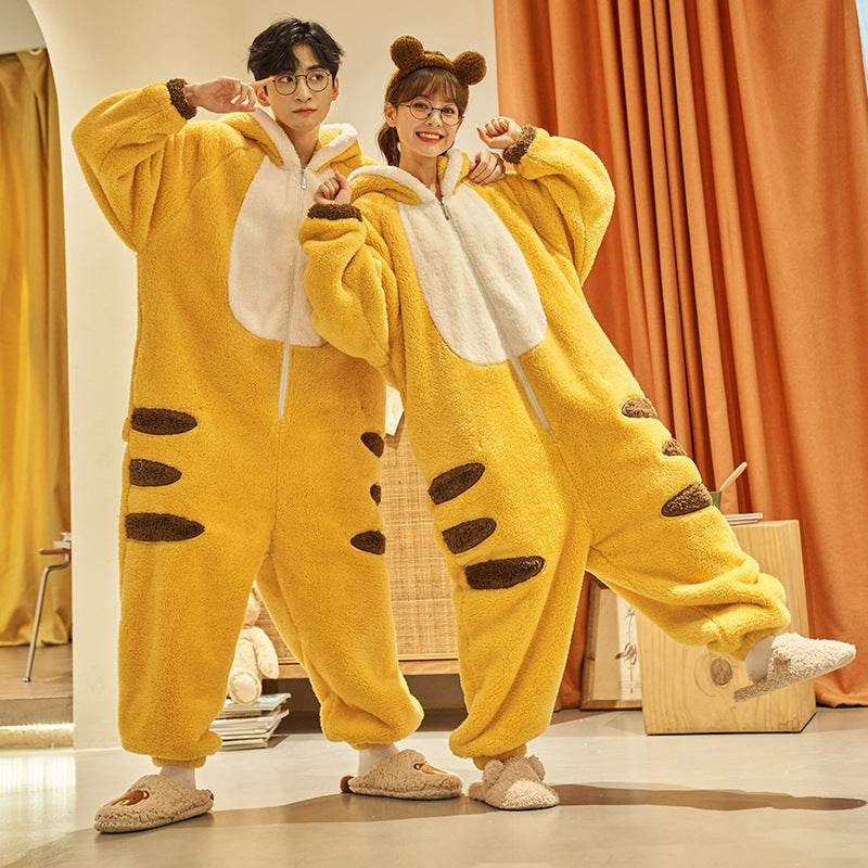 BuyWarm Fuzzy Onesie | Kawaii Cozy Fleece Onesie for Adults - Goodlifebean Plushies | Stuffed Animals