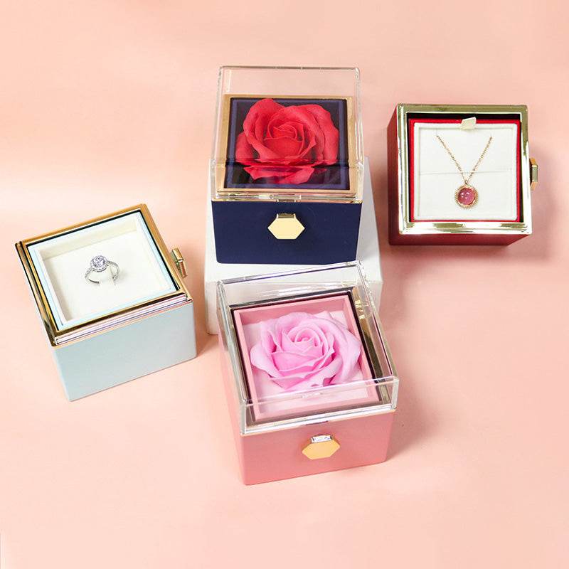 BuyRotating Eternal Rose Gift Box - Goodlifebean Plushies | Stuffed Animals