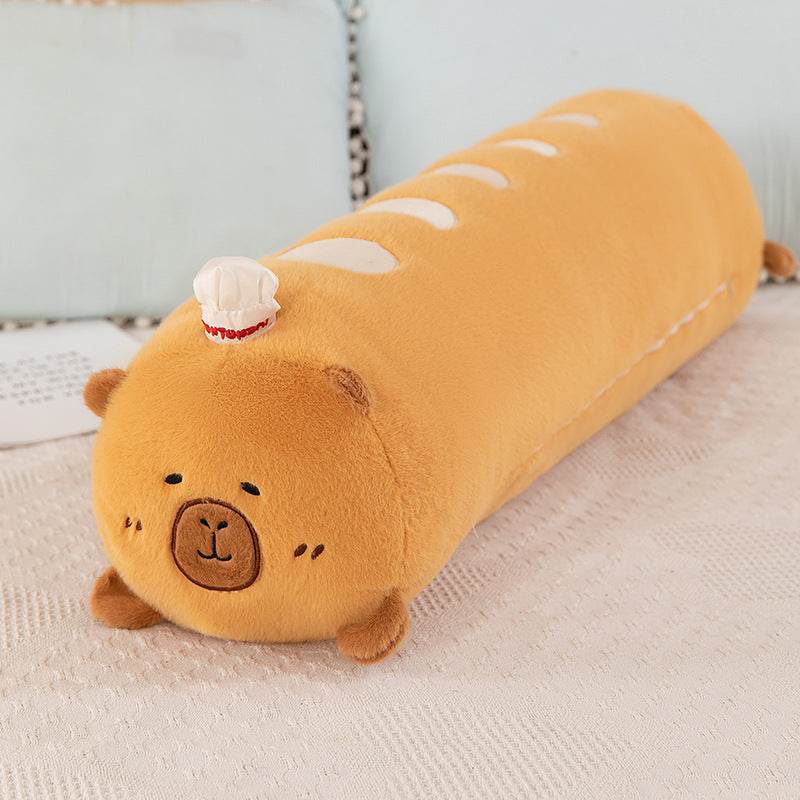 Shop Caprissant: The Buttery Soft Capybara Croissant Plushie | Cute Capybara Plushie - Goodlifebean Plushie | Stuffed Animal