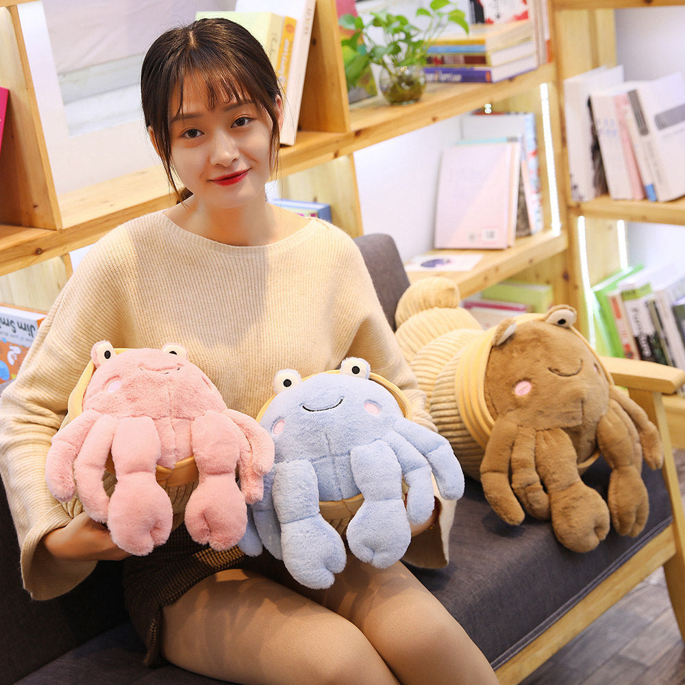 Shop Shelly: Kawaii Crab Plushie | Stuffed Animal Crab - Goodlifebean Plushie | Stuffed Animal
