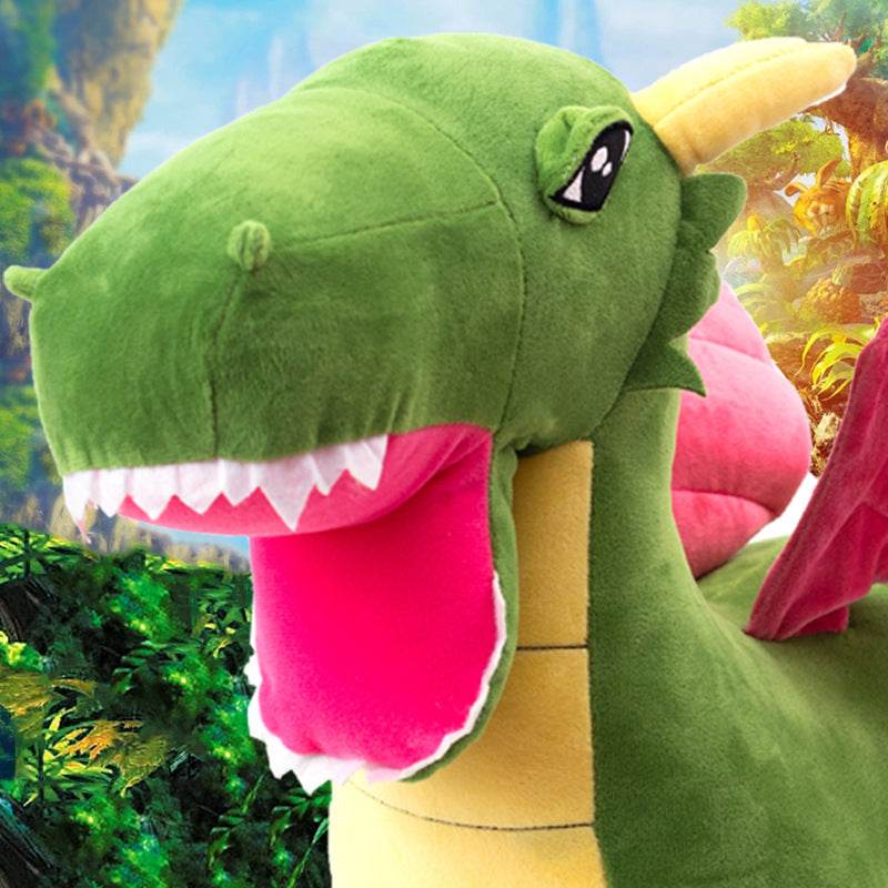 Shop Enchantasaur Plush - Extra Large Dinosaur Stuffed Animal Plushie - Goodlifebean Plushie | Stuffed Animal