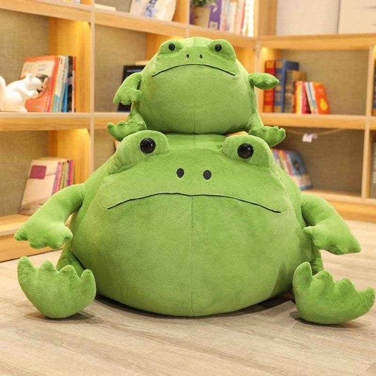 Gigi: Giant Chubby Frog Plushie | Weighted Stuffed Animal Frog - Goodlifebean Stuffed Animals