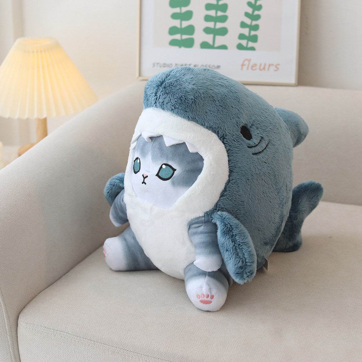 BuyShark Cat Plush - Goodlifebean Plushies | Stuffed Animals