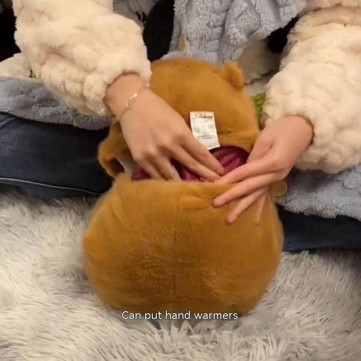 Shop Capybara Hand Warming Plushie - Goodlifebean Plushie | Stuffed Animal