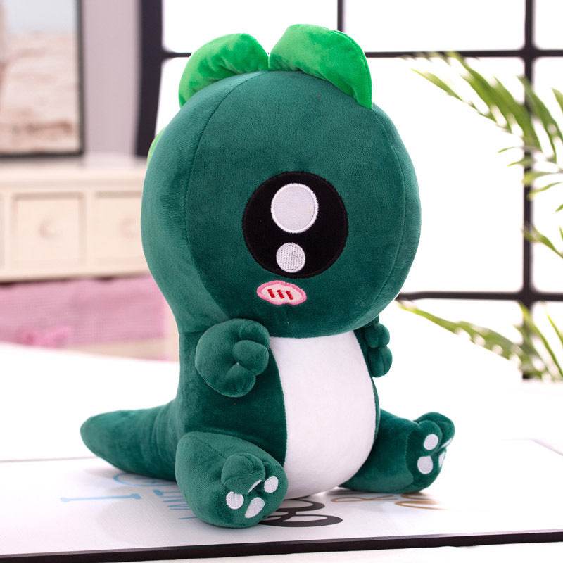 Shop Spiky: Kawaii Green Stuffed Dinosaur Plush - Goodlifebean Plushie | Stuffed Animal
