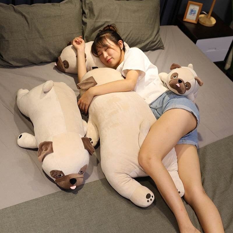 Giant Pug Body Pillow Plush | Dog Pillow For Adults - Goodlifebean